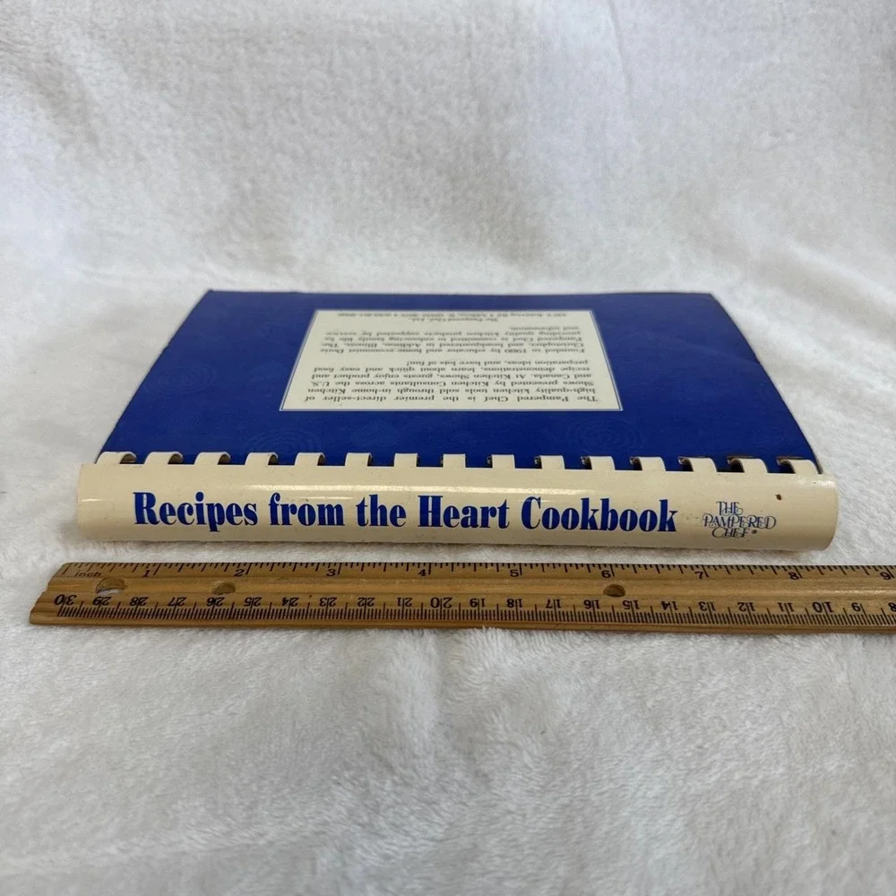 Vintage Pampered Chef Recipes From The Heart 90s 1997 Cookbook‎ Spiral
